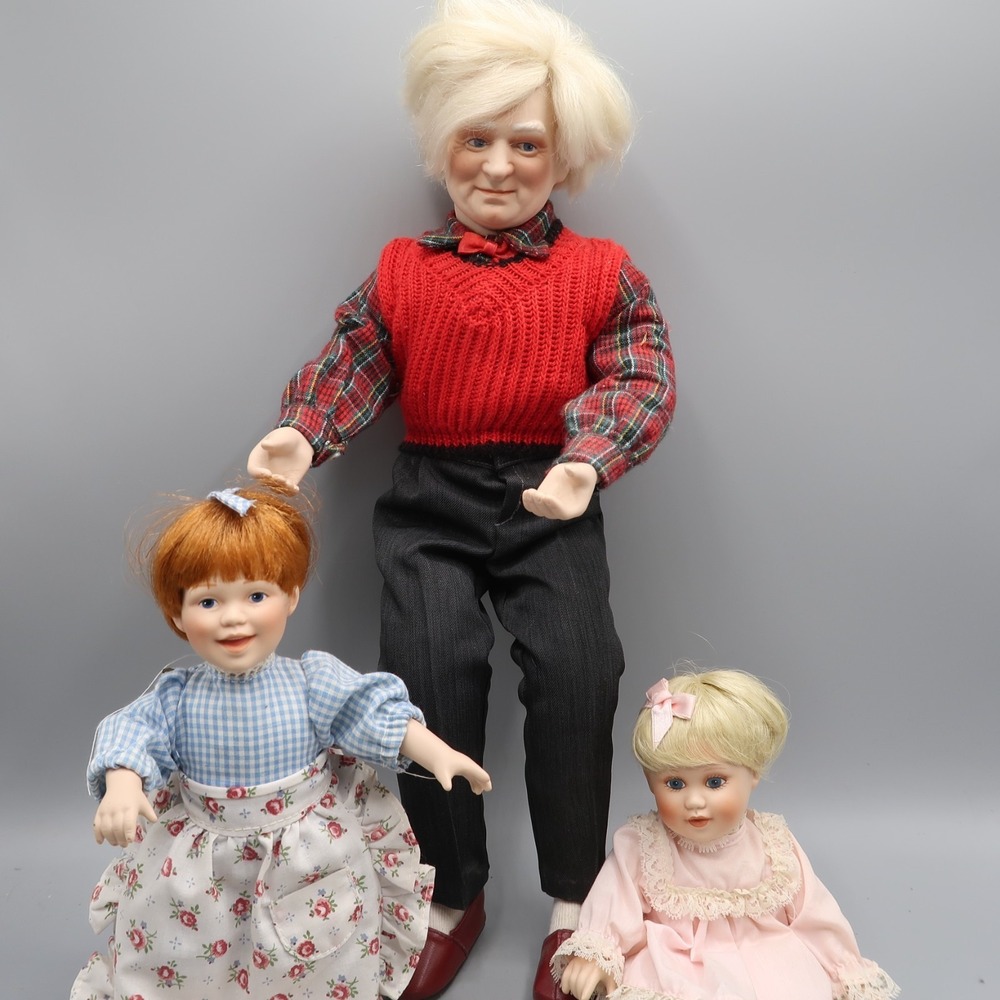 I LOVE YOU GRANDPA Danbury Mint Porcelain Dolls‎ by Larry Nobel Vintage Children